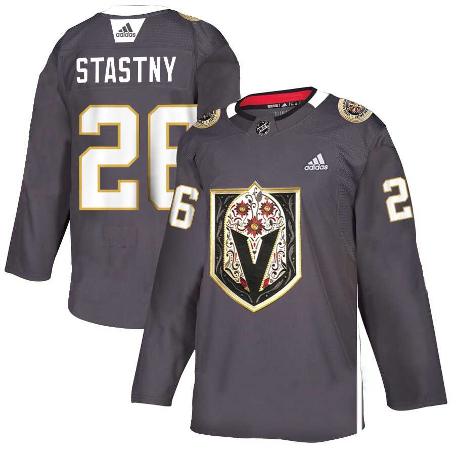 Vegas Golden Knights 26 Paul Stastny Gray Dia De Los Muertos Adidas Jersey,We sell and wholesale Vegas Golden Knights 26 Paul Stastny Gray Dia De Los Muertos Adidas Jersey on line form chian!